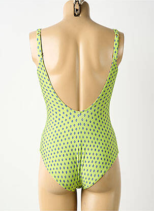 Maillot de bain 1 pièce imprimé fantaisie vert JESSY BEACHWEAR femme