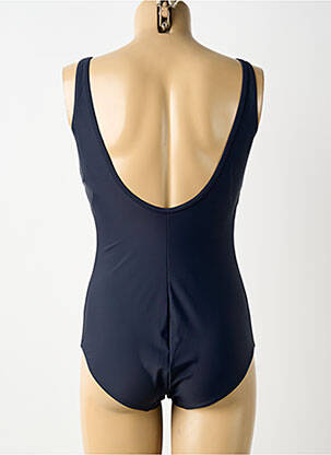 Maillot de bain 1 pièce imprimé fantaisie bleu ROSE POMME femme