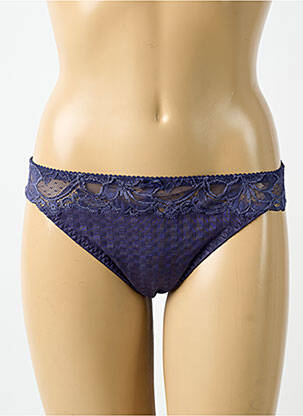 Tanga tanga bleu PRIMA DONNA femme