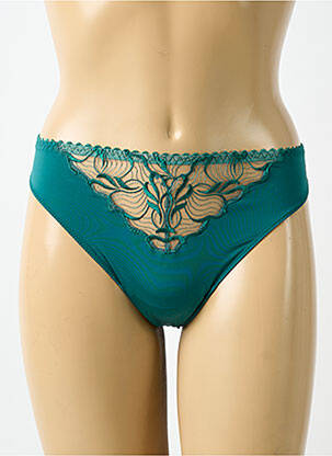 Tanga broderie vert PRIMA DONNA femme