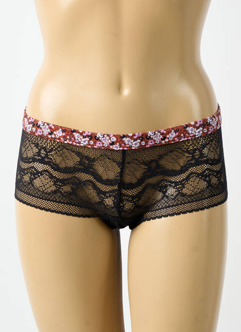 Shorty légère et transparente noir FREYA femme