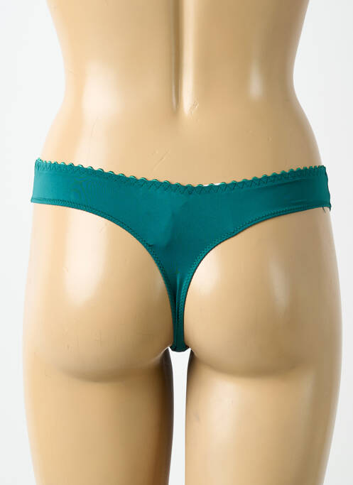 Tanga broderie vert PRIMA DONNA femme