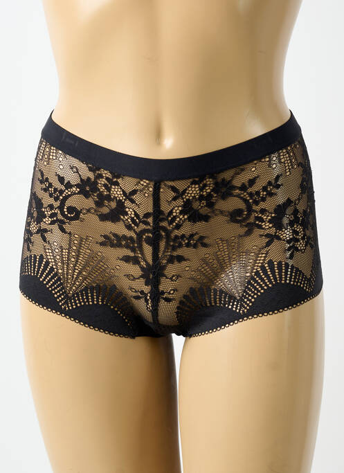 Shorty noir WACOAL femme