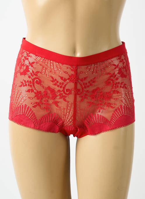 Shorty rouge WACOAL femme