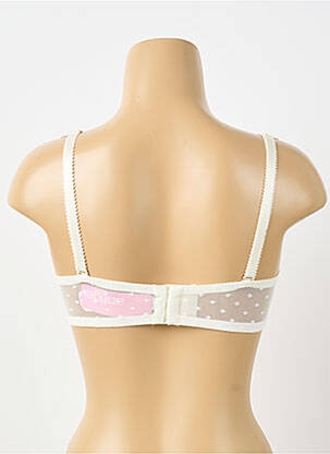 Soutien-gorge avec armature haut bandeau blanc ANTIGEL femme