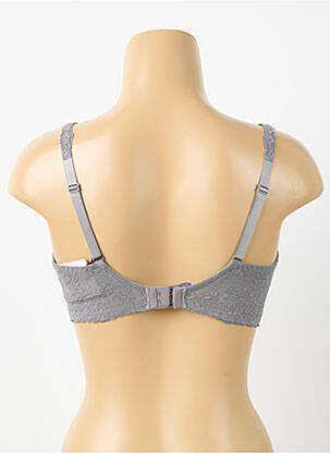 Soutien-gorge effet matière satinée haut soutien-gorge emboitant gris PRIMADONNA femme
