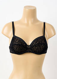 Soutien-gorge légère et transparente haut soutien-gorge emboitant noir ANTIGEL femme