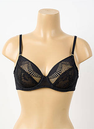 Soutien-gorge tissage dentelle haut soutien-gorge emboitant noir WACOAL femme