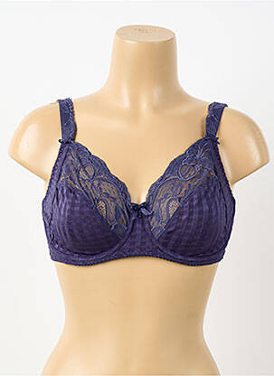 Soutien-gorge effet matière satinée haut soutien-gorge emboitant violet PRIMADONNA femme