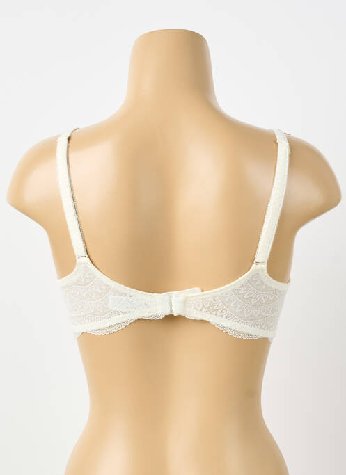 Soutien-gorge tissage dentelle haut soutien-gorge moulé blanc SIMONE PERELE femme