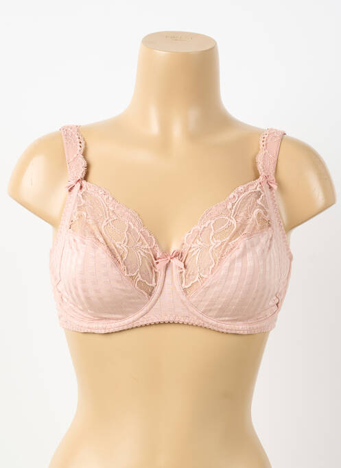 Soutien-gorge effet matière satinée haut soutien-gorge emboitant rose PRIMADONNA femme