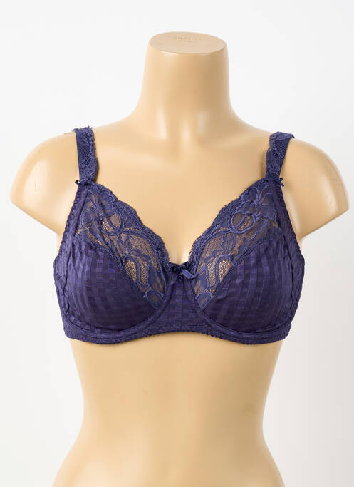 Soutien-gorge effet matière satinée haut soutien-gorge emboitant violet PRIMADONNA femme