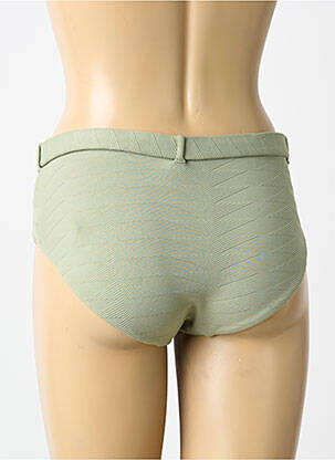 Bas de maillot de bain tissage satiné culotte vert SEAFOLLY femme