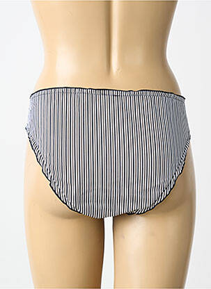 Bas de maillot de bain effet matière satinée culotte noir SUN GLOW femme