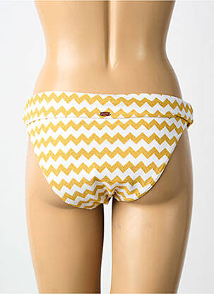 Bas de maillot de bain tissage satiné culotte or BLUELOBSTER femme