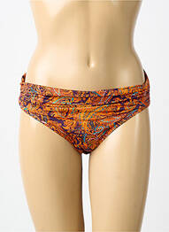 Bas de maillot de bain imprimé fantaisie culotte orange BLUELOBSTER femme