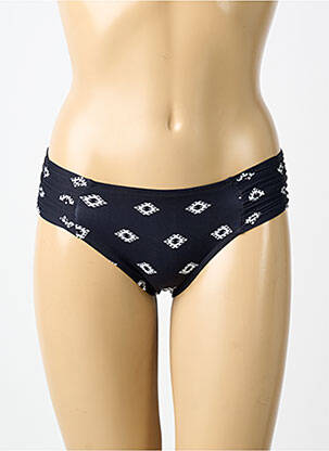Bas de maillot de bain imprimé fantaisie culotte noir WATERCULT femme