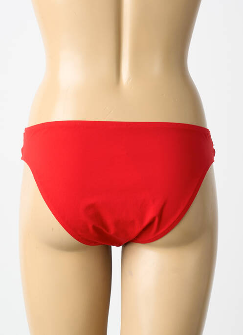 Bas de maillot de bain tissage satiné culotte rouge LISE CHARMEL femme