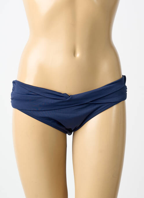 Bas de maillot de bain tissage satiné culotte bleu SEAFOLLY femme