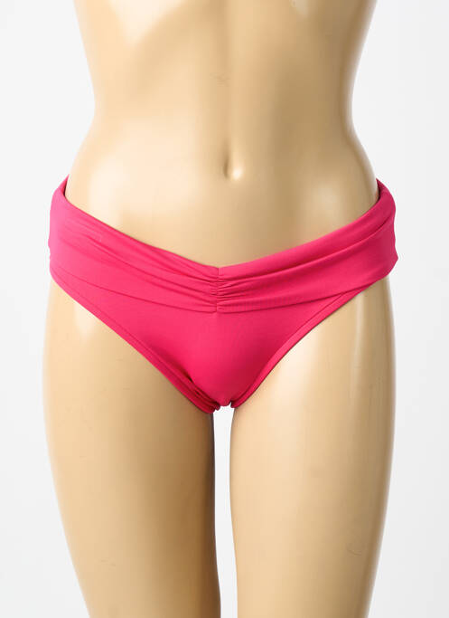 Bas de maillot de bain tissage satiné culotte rose SEAFOLLY femme