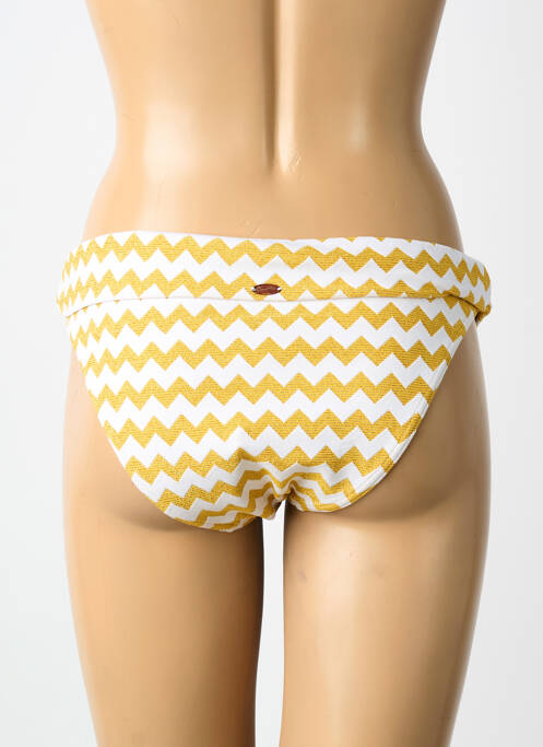 Bas de maillot de bain tissage satiné culotte or BLUELOBSTER femme