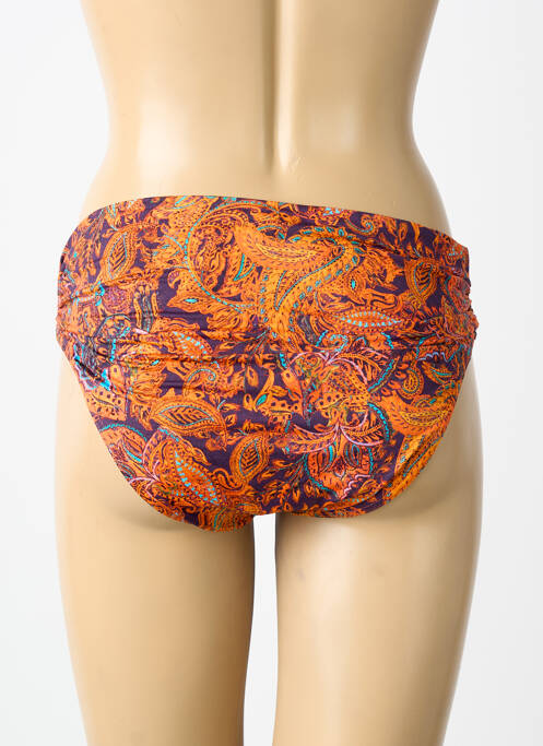 Bas de maillot de bain imprimé fantaisie culotte orange BLUELOBSTER femme