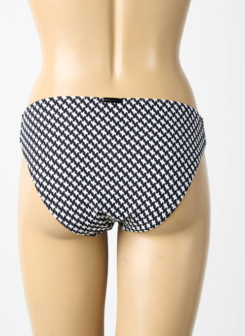 Bas de maillot de bain imprimé fantaisie culotte noir WATERCULT femme