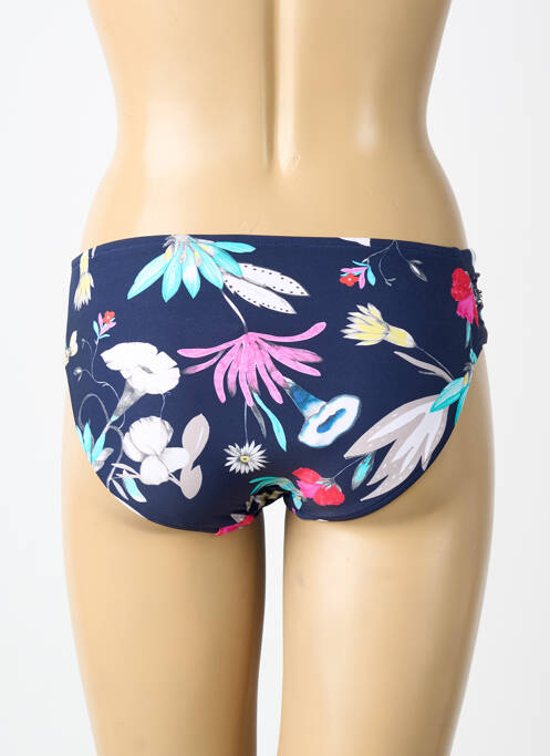 Bas de maillot de bain imprimé fleurs culotte bleu SEAFOLLY femme
