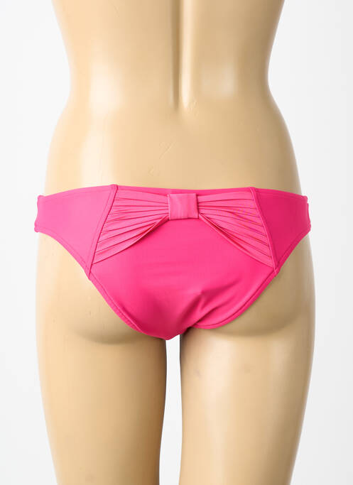 Bas de maillot de bain tissage satiné culotte rose SEAFOLLY femme