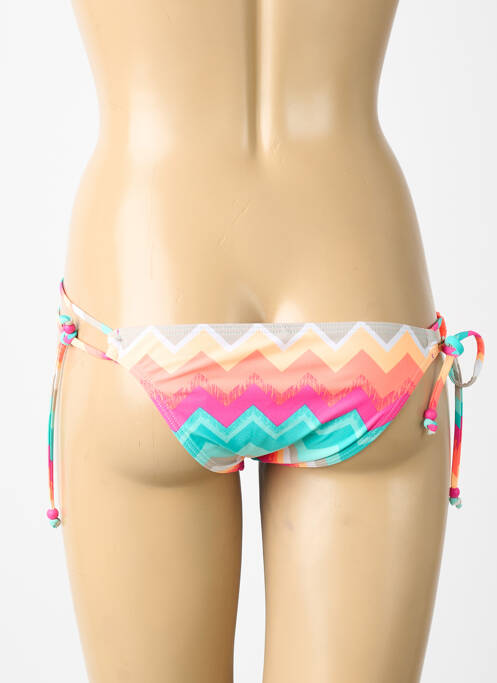 Bas de maillot de bain tissage satiné bikini bleu SEAFOLLY femme