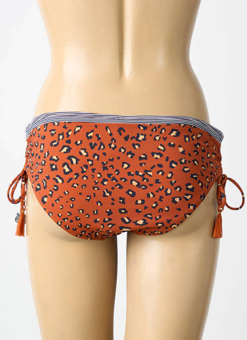 Bas de maillot de bain marron LINGADORE femme