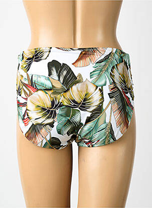 Bas de maillot de bain imprimé fleurs culotte vert FANTASIE femme