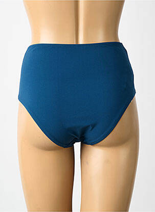 Bas de maillot de bain tissage satiné culotte bleu SIMONE PERELE femme