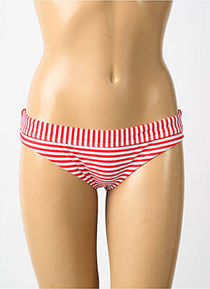 Bas de maillot de bain tissage satiné culotte rouge SEAFOLLY femme