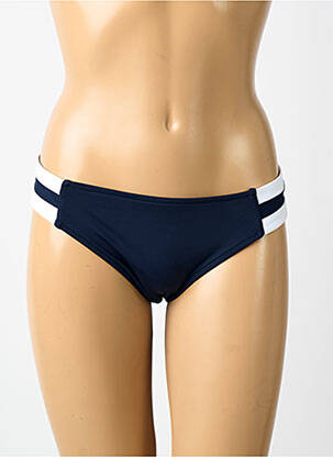 Bas de maillot de bain tissage satiné culotte bleu SEAFOLLY femme