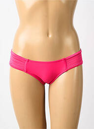 Bas de maillot de bain tissage satiné culotte rose SEAFOLLY femme