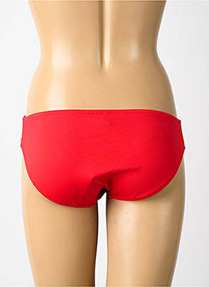Bas de maillot de bain tissage satiné culotte rouge SEAFOLLY femme