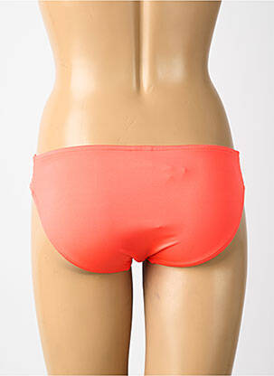 Bas de maillot de bain tissage satiné culotte orange clair SEAFOLLY femme