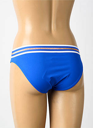 Bas de maillot de bain tissage satiné culotte bleu LISE CHARMEL femme