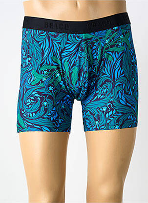 Boxer imprimé fantaisie bleu LOUISA BRACQ homme