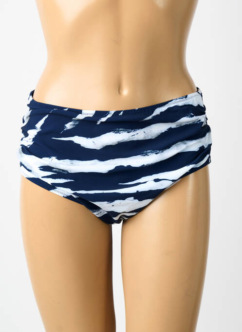 Bas de maillot de bain imprimé fantaisie culotte bleu FANTASIE femme