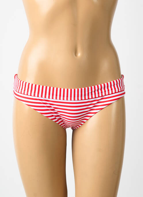 Bas de maillot de bain tissage satiné culotte rouge SEAFOLLY femme