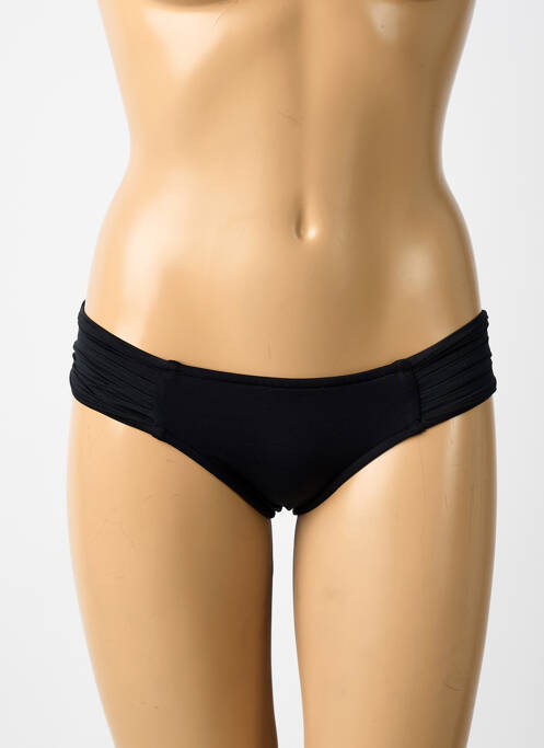 Bas de maillot de bain tissage satiné culotte noir SEAFOLLY femme