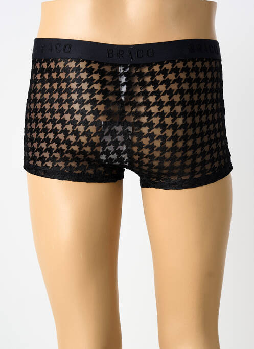 Boxer noir LOUISA BRACQ homme