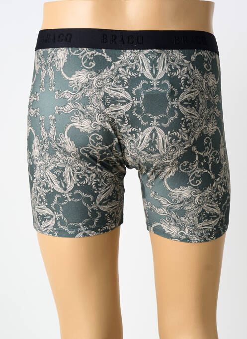 Boxer vert LOUISA BRACQ homme