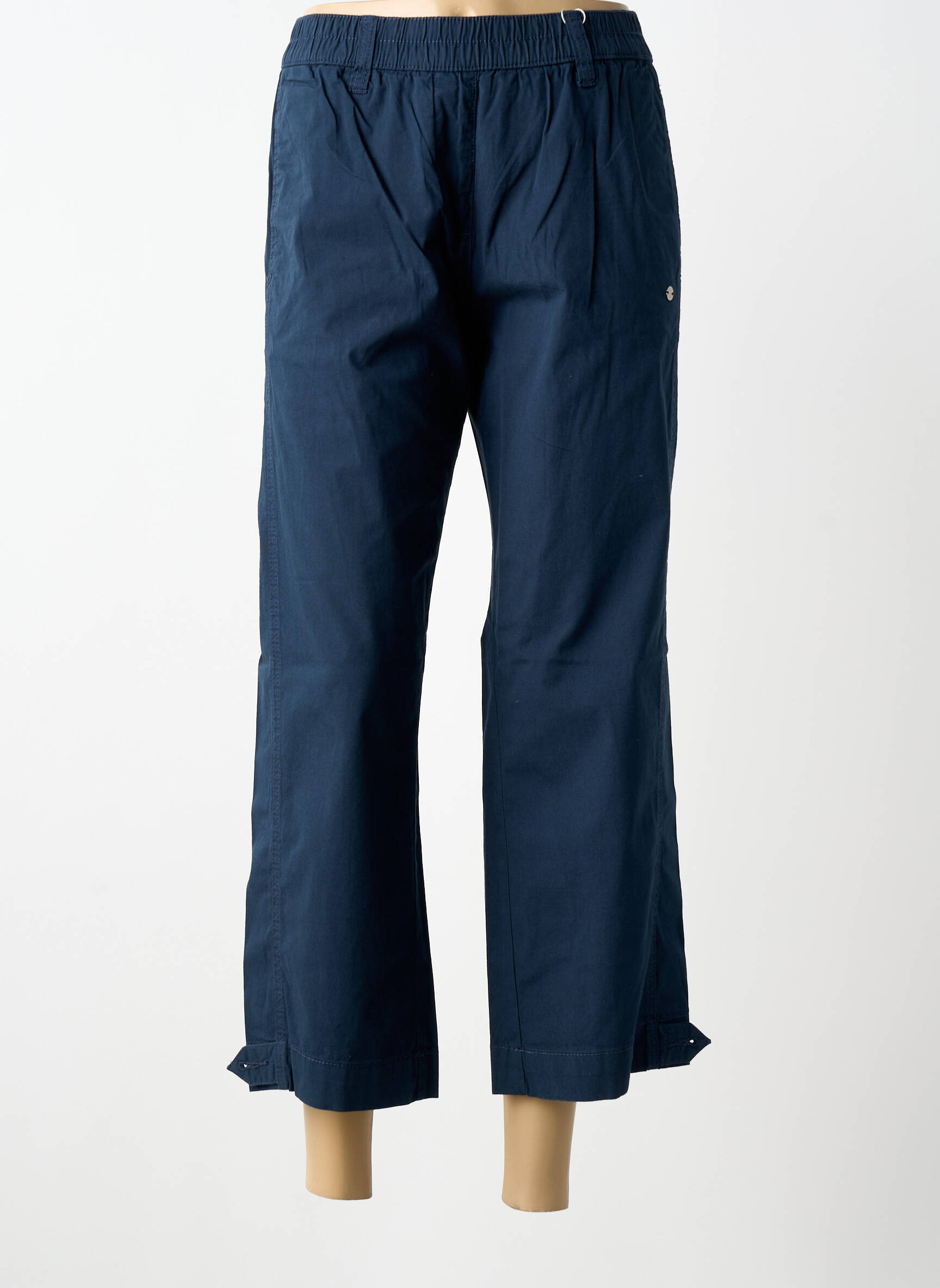 Pantacourt stretch taille normale bleu SHEEGO femme