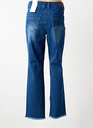 Jeans coupe droite stretch taille normale bleu SHEEGO femme