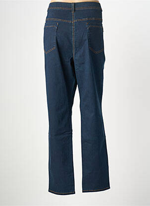 Jeans coupe droite stretch taille normale bleu ADELINA BY SCHEITER femme
