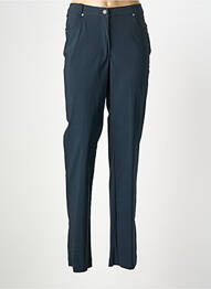 Pantalon droit stretch taille normale bleu NO SECRET femme