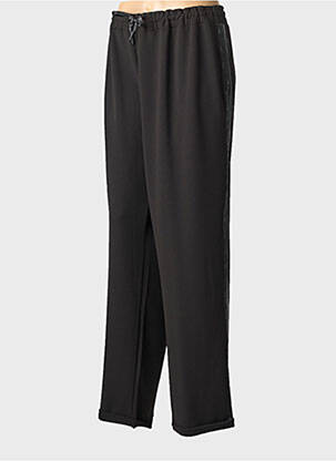 Pantalon droit stretch taille normale noir SEE YOU femme